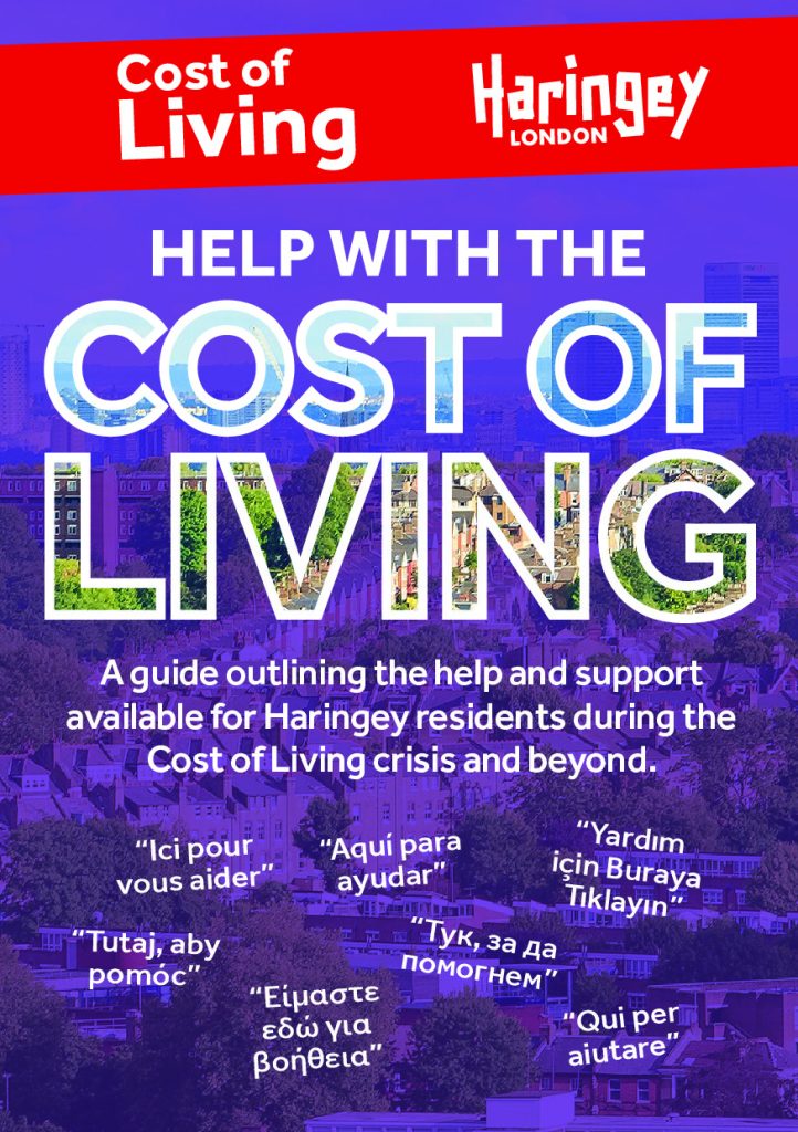 Haringey Council Help with the Cost of Living Mind in Haringey